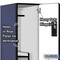 Salsbury Industries 2 Tier 'S' Designer Locker, 54"Wx76"Hx24"D, 6 Door, Blue 18-27364BLU - alternate 2